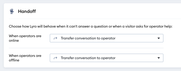 Lyro - conversational AI chatbot – Tidio