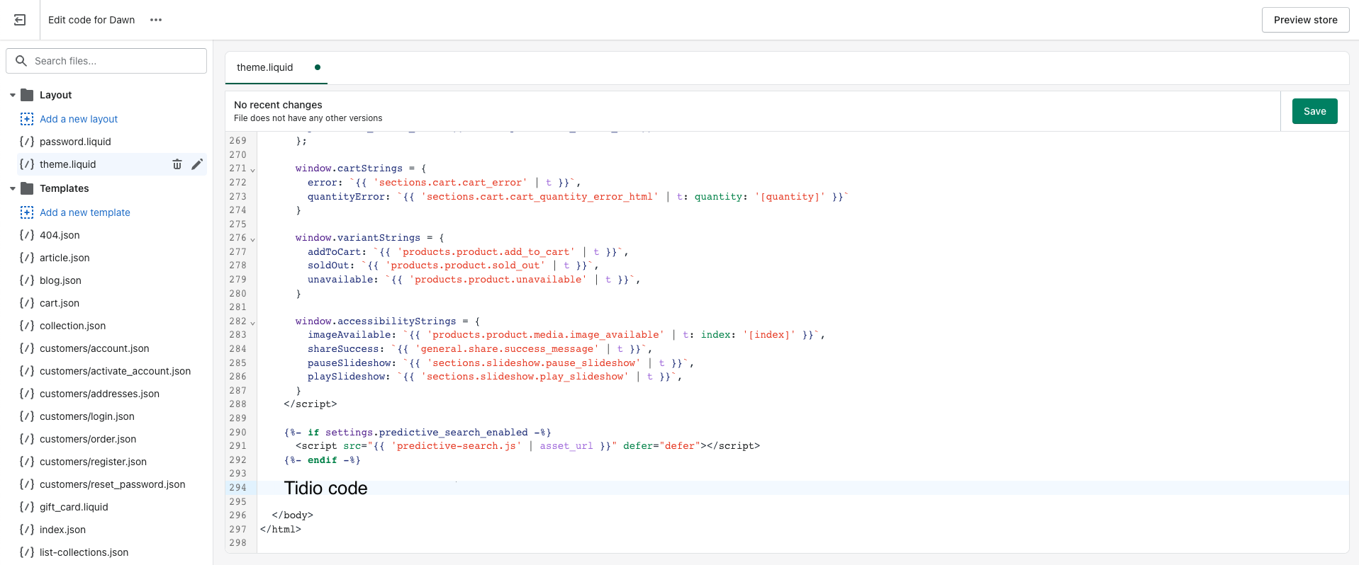 Screenshot